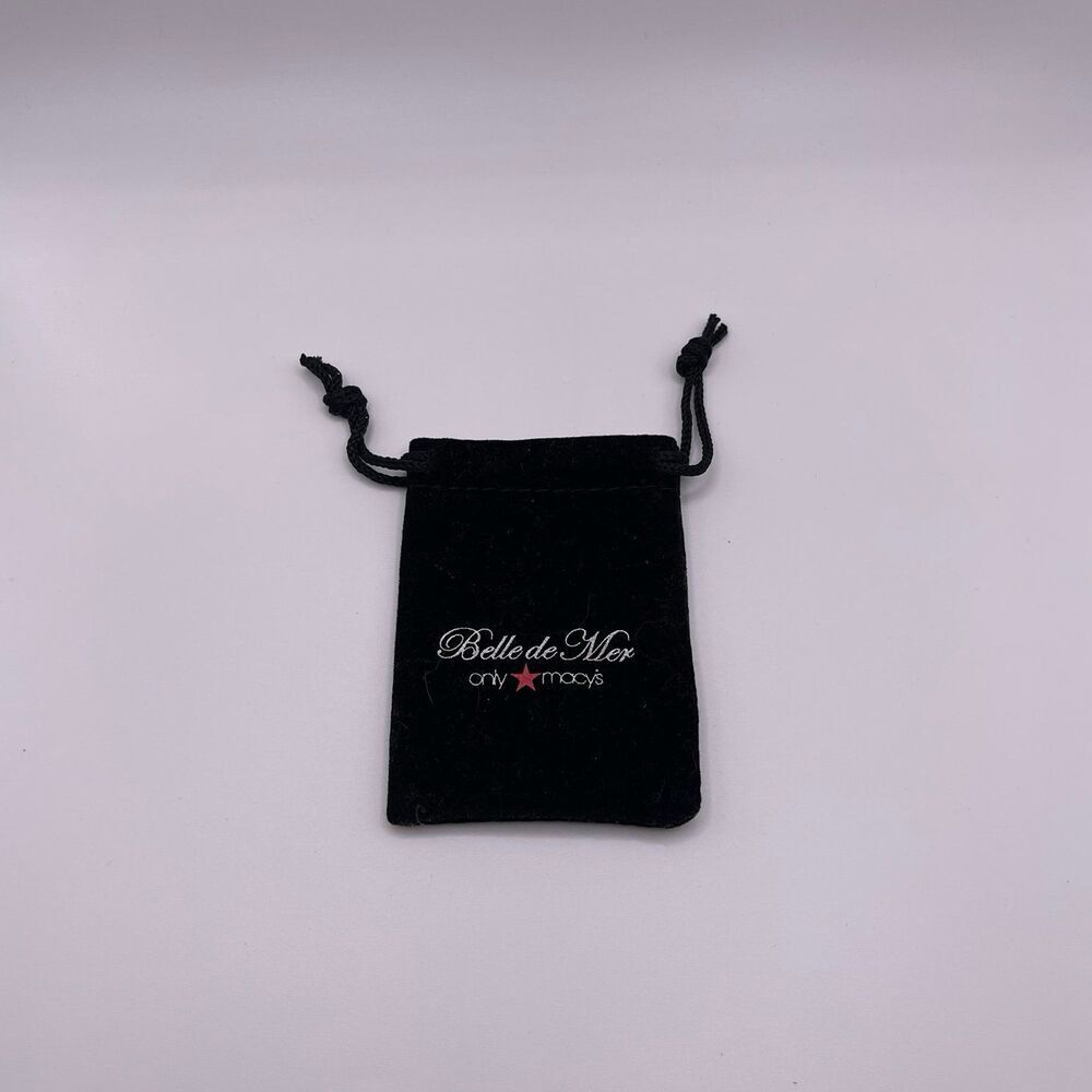 Macy’s Belle de Mer Small Velour Gift Pouch Bag 3”x 2.5”